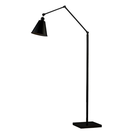 MAXIM LIGHTING Library 1-Light Floor Lamp 12228BK